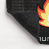 Feuerbrand; gewaltsam mousepad (Ecke)