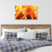 Feuerbrand Leinwanddruck (Insitu (Schlafzimmer))