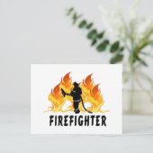 Feuerbrand Postkarte (Stehend Vorderseite)