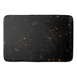 Feuerbrand überlagert das Foto, das die schwarzen  Badematte