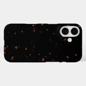 Feuerbrand überlagert das Foto, das die schwarzen  Case-Mate iPhone Hülle (Rückseite (Horizontal))