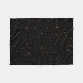 Feuerbrand überlagert das Foto, das die schwarzen  Fleecedecke (Vorderseite (Horizontal))