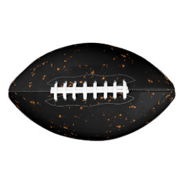 Feuerbrand überlagert das Foto, das die schwarzen  Football