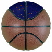 Feuerbrand überlagert Foto Bonfire Ashes Blue Basketball (Rechts)