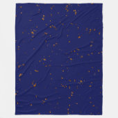 Feuerbrand überlagert Foto Bonfire Ashes Blue Fleecedecke (Vorderseite)