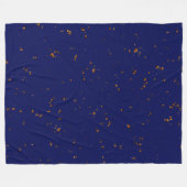 Feuerbrand überlagert Foto Bonfire Ashes Blue Fleecedecke (Vorderseite (Horizontal))