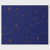 Feuerbrand überlagert Foto Bonfire Ashes Blue Geschenkpapier (Flach)