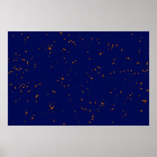 Feuerbrand überlagert Foto Bonfire Ashes Blue Poster (Vorne)