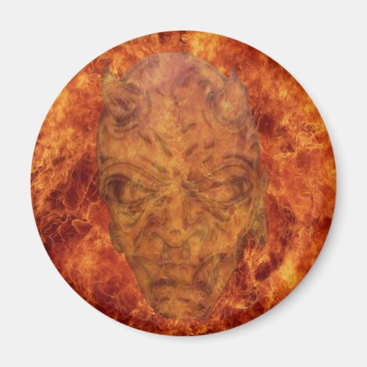 Feuerdämonenmagnet Magnet (Vorne)