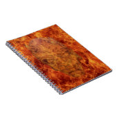 Feuerdämonenspirale-Notebook Notizblock (Rechte Seite)