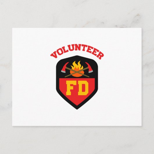 FEUERDEPT-FREIWILLIGER POSTKARTE (Vorderseite)