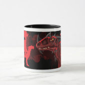Feuerdrache (dunkle Version) Tasse (Zentrum)