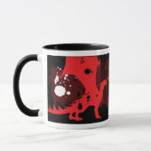 Feuerdrache (dunkle Version) Tasse (Links)