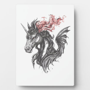 Feuerdrache-Einhorn-Hybrid (1) Fotoplatte