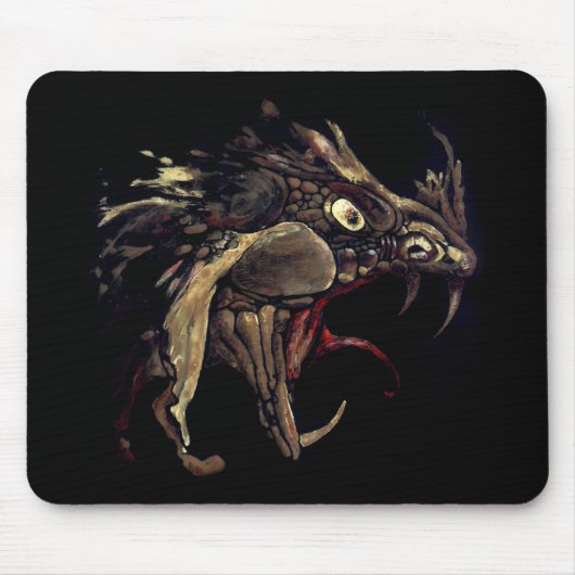 Feuerdrache Enamel Art Mousepad (Vorne)