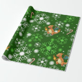 Feuerdrache geschenkpapier (Ungerollt)