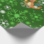Feuerdrache geschenkpapier (Ecke)