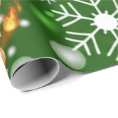Feuerdrache geschenkpapier (Rolleneckpunkt)