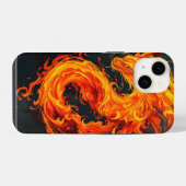 Feuerdrache-Hülle iPhone Hülle (Rückseite (Horizontal))