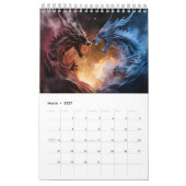 Feuerdrache-Kalender 2027 Kalender (Mär 2027)