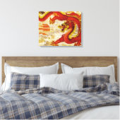 Feuerdrache-Leinwand Leinwanddruck (Insitu (Schlafzimmer))