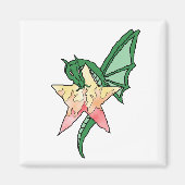 Feuerdrache Magnet (Vorne)