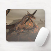 Feuerdrache Mousepad (Mit Mouse)