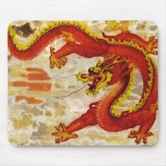 Feuerdrache Mousepad (Vorne)