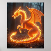 Feuerdrache Poster (Vorne)