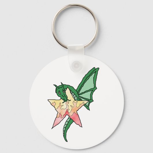 Feuerdrache Schlüsselanhänger (Vorderseite)