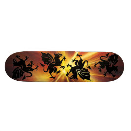 Feuerdrache Skateboard