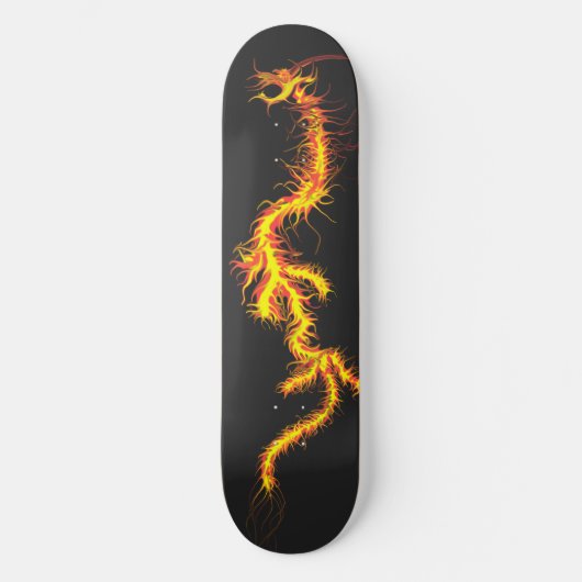 Feuerdrache Skateboard (Vorderseite)