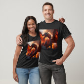 Feuerdrache T-Shirt (Unisex)
