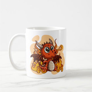 Feuerdrache-Tasse Kaffeetasse