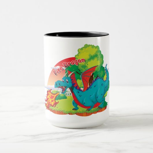 Feuerdrache-Tasse Tasse (Zentrum)