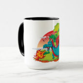 Feuerdrache-Tasse Tasse (Vorderseite Links)