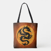 Feuerdrache-Tragetasche Tasche (Rückseite)