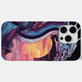 Feuerdrache unter dem Moon Moblie Back Case (Rückseite (Horizontal))