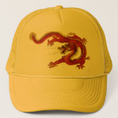Feuerdrachenhut Truckerkappe (Vorderseite)