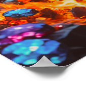 Feuerdrachenposter Poster (Ecke)