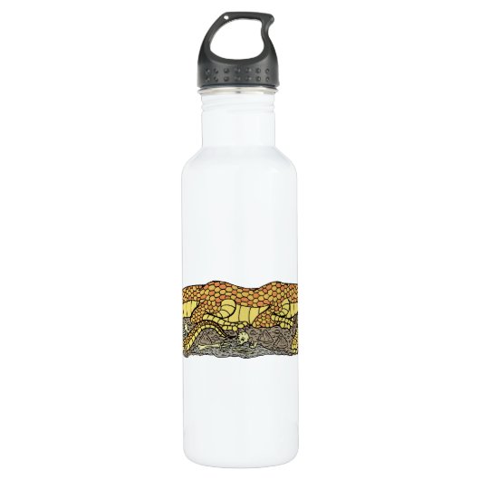 Feuerdraht an der Erholung Edelstahlflasche (Vorderseite)