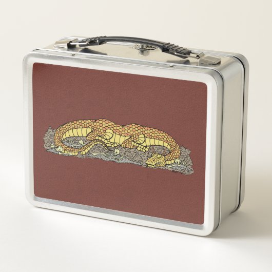 Feuerdraht an der Erholung Metall Lunch Box (Rückseite)