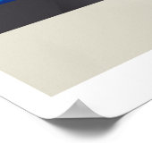 Feuerdreieck-Illustration Chemisches Reaktionsmode Poster (Ecke)