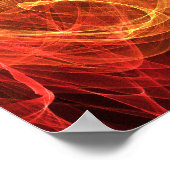 Feuerdreieck Poster (Ecke)