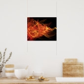 Feuerdreieck Poster (Küche)