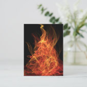 Feuerdreieck Postkarte (Stehend Vorderseite)