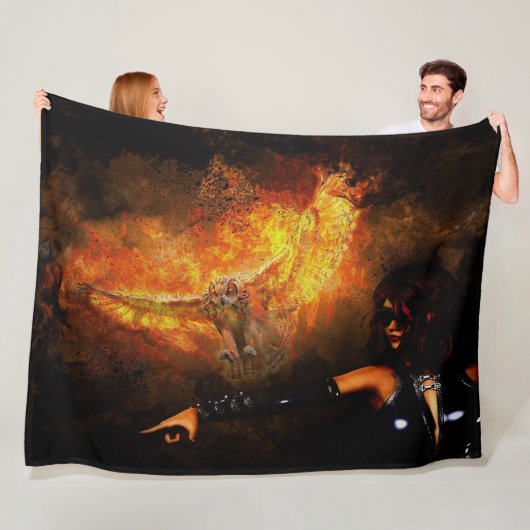 FEUEREIGNIS FLEECEDECKE (Beispiel)
