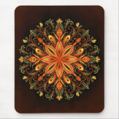 Feuerelement Flame Mandala Mousepad (Vorne)
