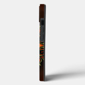 Feuerelement Mandala - Kaleidoskopisches Flammenkr Case-Mate iPhone Hülle (Rückseite / Links)