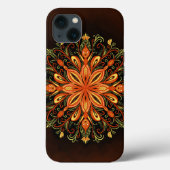 Feuerelement Mandala - Kaleidoskopisches Flammenkr Case-Mate iPhone Hülle (Rückseite)